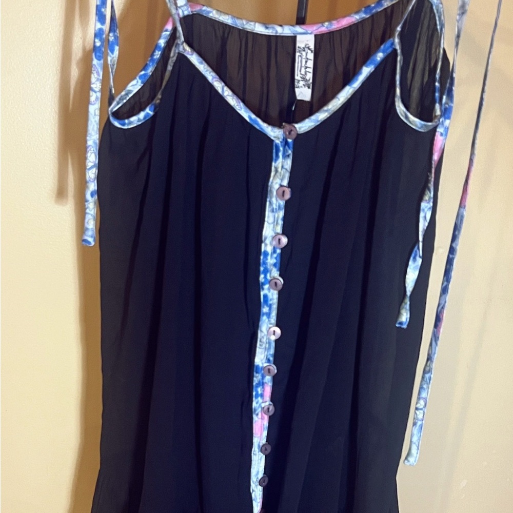 Free People Intimates Bali Sweet Nothing Slip Mini Dress Shirt Sz. XSmall